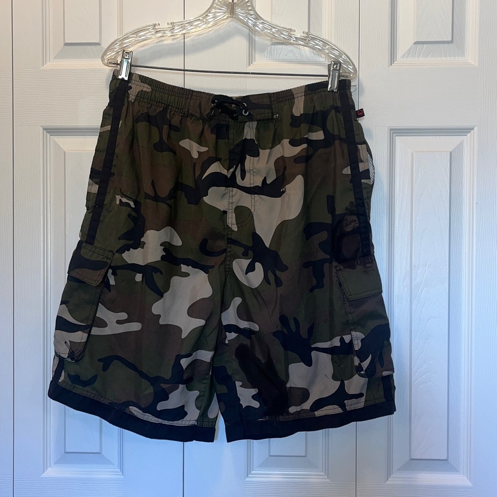 Camouflage Cargo Swim/Shorts